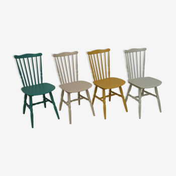 Lot de chaises baumann vintage