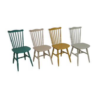 Lot de chaises baumann vintage