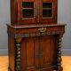 Buffet Bibliothéque deux corps en palissandre, époque Napoléon III