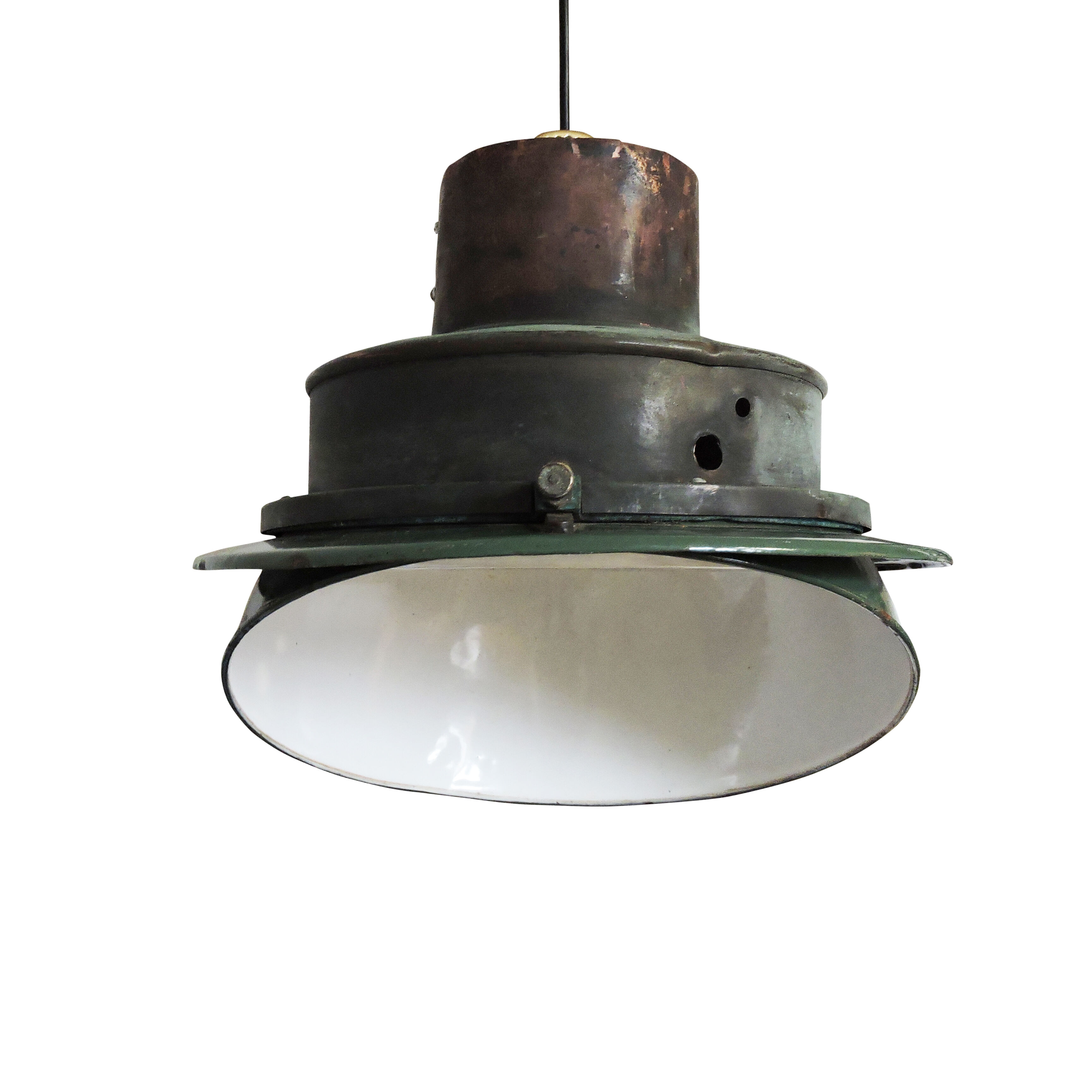 Industrial hanging lamp, 1950