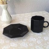 6 Luminarc coffee cups Octime black