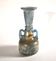 Ancient Murano vase amphora in iridescent blue blown glass – Italy