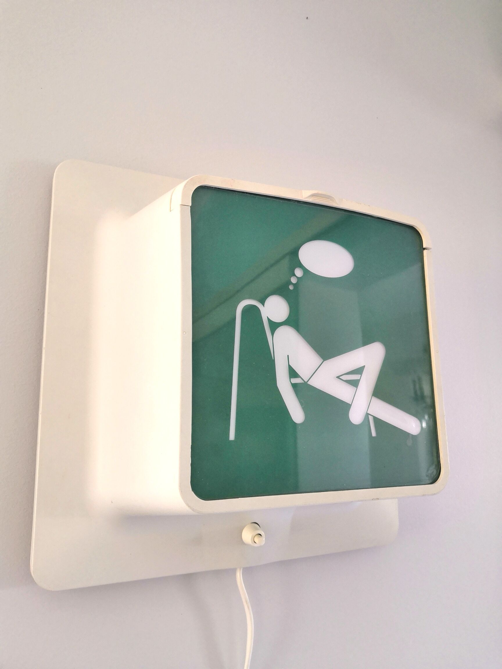 Vintage interchangeable wall lamp Ikea model Skugga