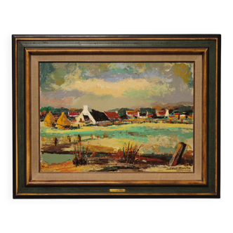 Landscape painting by Jos Fred Smith