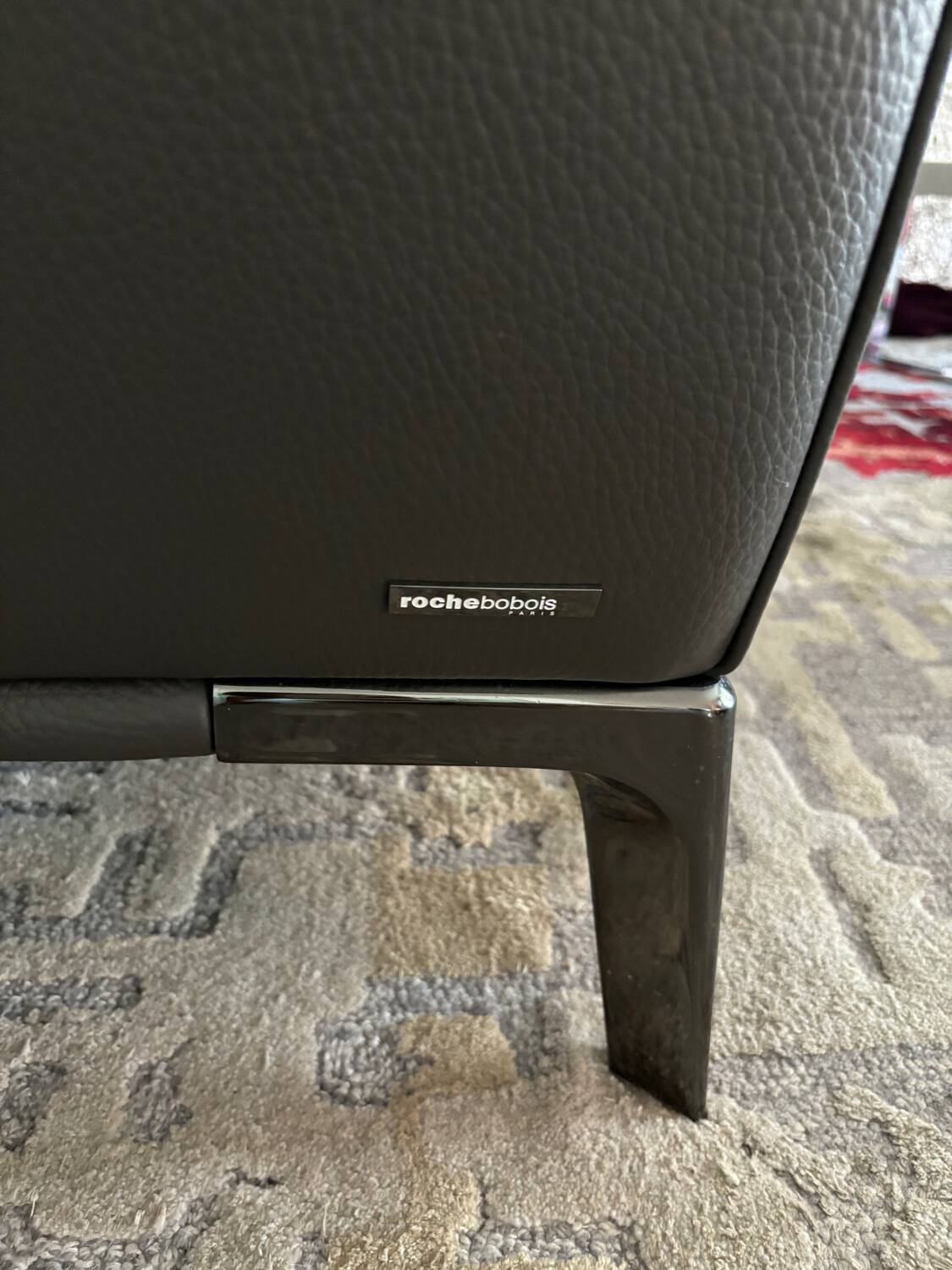 Roche Bobois leather sofa