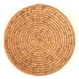 Braided round basket or wall decoration, 70s