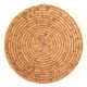 Braided round basket or wall decoration, 70s