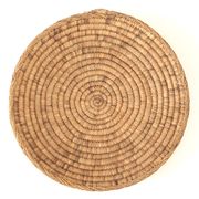 Braided round basket or wall decoration, 70s