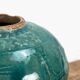 Antique emerald green ceramic vase (c.1820)