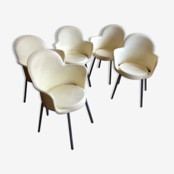 Lot de 5 fauteuils Gogo de Marcello Ziliani pour Sintesi