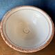 Large vintage Biot bowl in glazed ceramic, French craftsmanship.