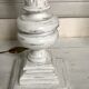Wooden baluster lamp