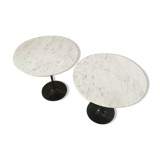 Pair of tulip tables by Eero Saarinen,  Knoll edition