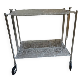 Platex frosted effect serving trolley