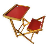 1950s folding school desk