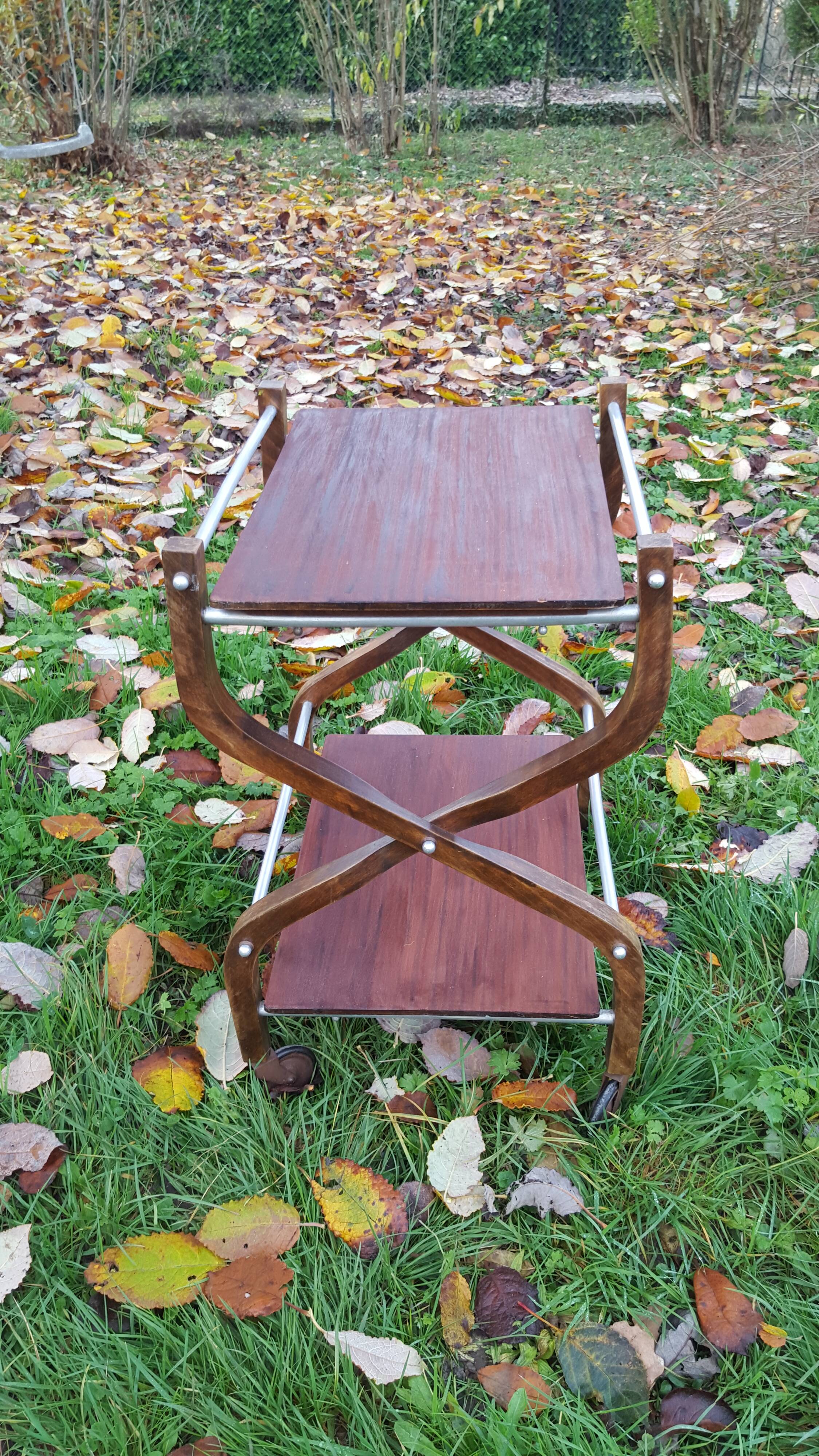 Vintage serving table 1950
