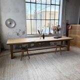 XXL solid oak farmhouse table 3.5m