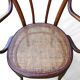 Fauteuil Viennois hêtre cintré circa 1930
