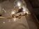 Lustre en laiton doré années 50'S