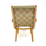 Scandinavian beech armchair, Sweden, 1970
