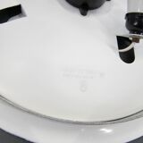 Big Bauhaus Chrome Flushmount or Wall Light, 1940s