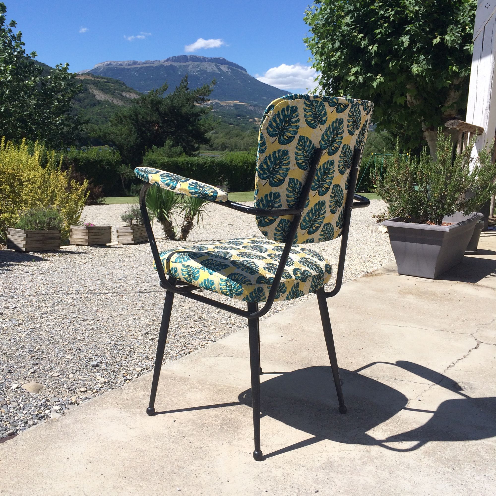 Old restored administration chair - 50s