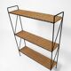 Rattan design bookshelf - Vintage 1960
