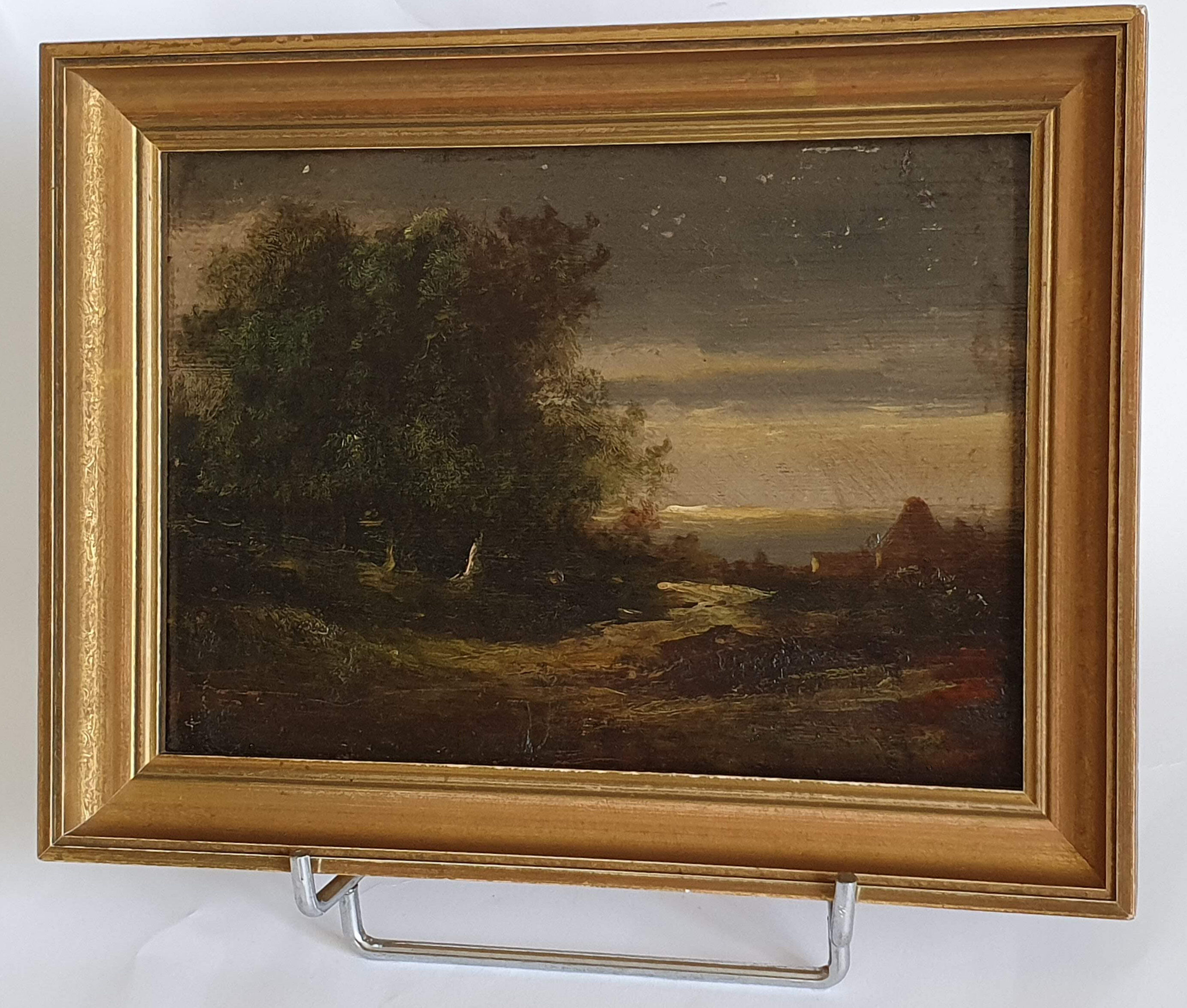 Oil painting on wood 26X20 cm