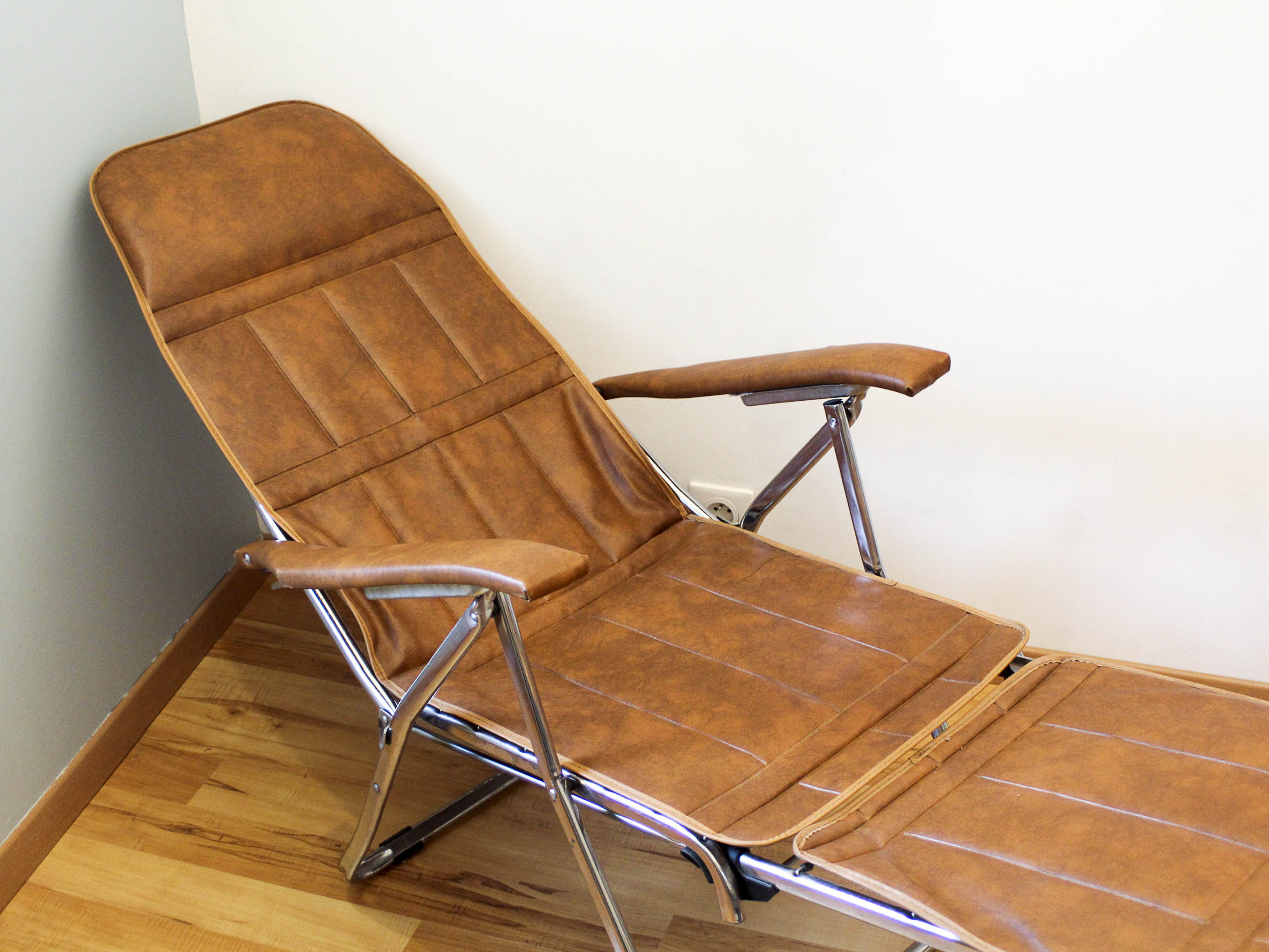 Deck chair Maule Marga Italy 70s