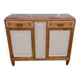Vintage art deco marble sideboard.