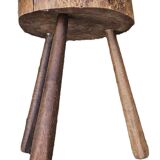 Brutalist tripod stool