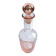 Bouteille en verre rose vintage