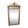 Gilded patinated oak mirror - 144x81cm