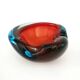 Vintage Murano cup empty pocket Sommerso Flavio Poli 50's