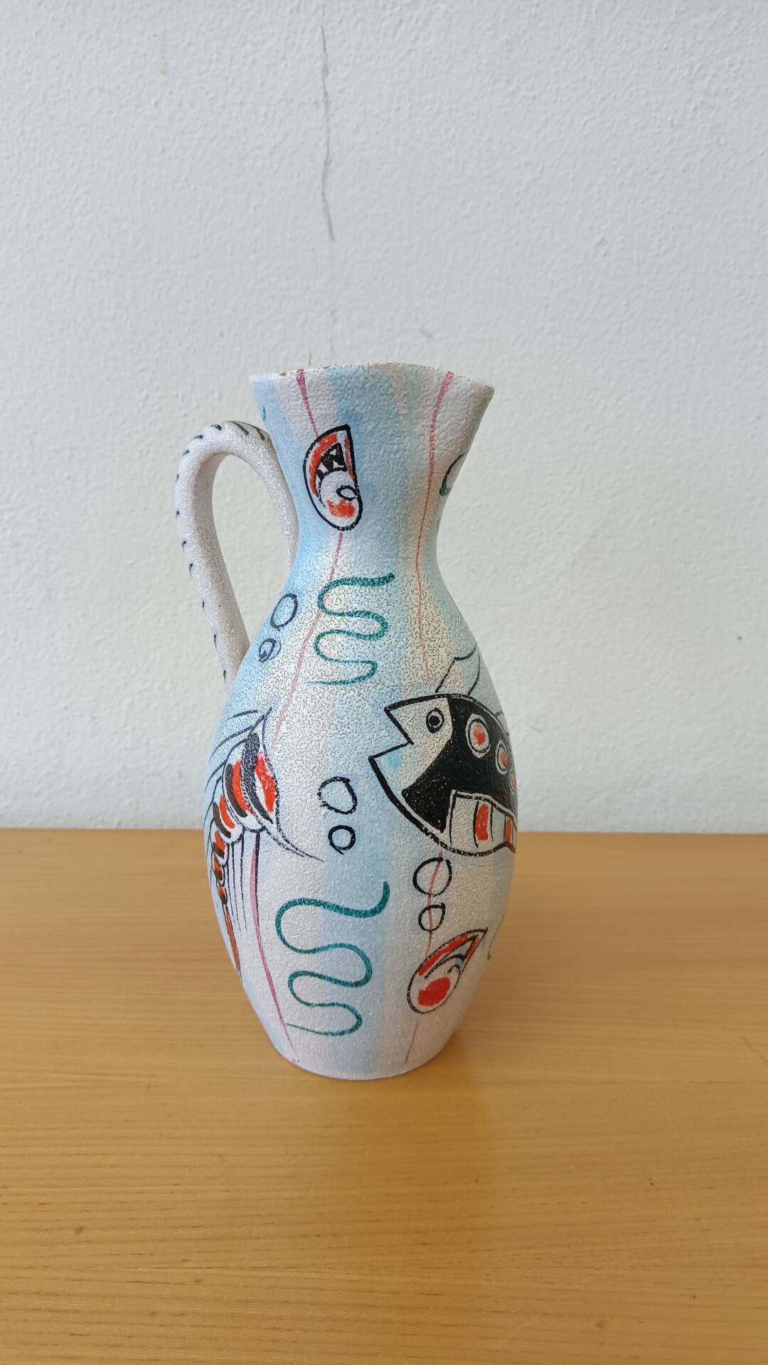 Italian ceramic pitcher