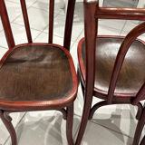 Set of 4 Thonet bistro chairs from the 1920s.