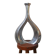 Contemporary design cast aluminum soliflore vase