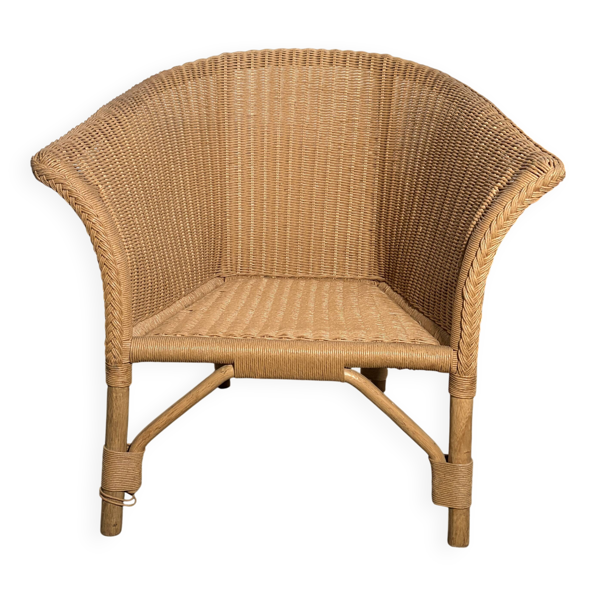 Rattan armchair