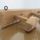 Wabi sabi coat rack 4 patères 40 50