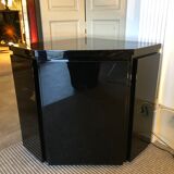 Vintage black lacquer notch