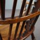 Chaise Windsor anglais antique, dossier haut, 18ème siècle