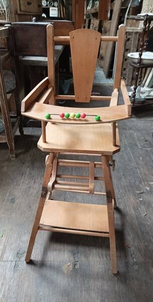 Baby high chair doll toy solid wood dp 1123784