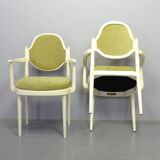 Thonet Side Chairs, Model 644 PV with Velvet Upholstery Hanno v Gustedt 60s