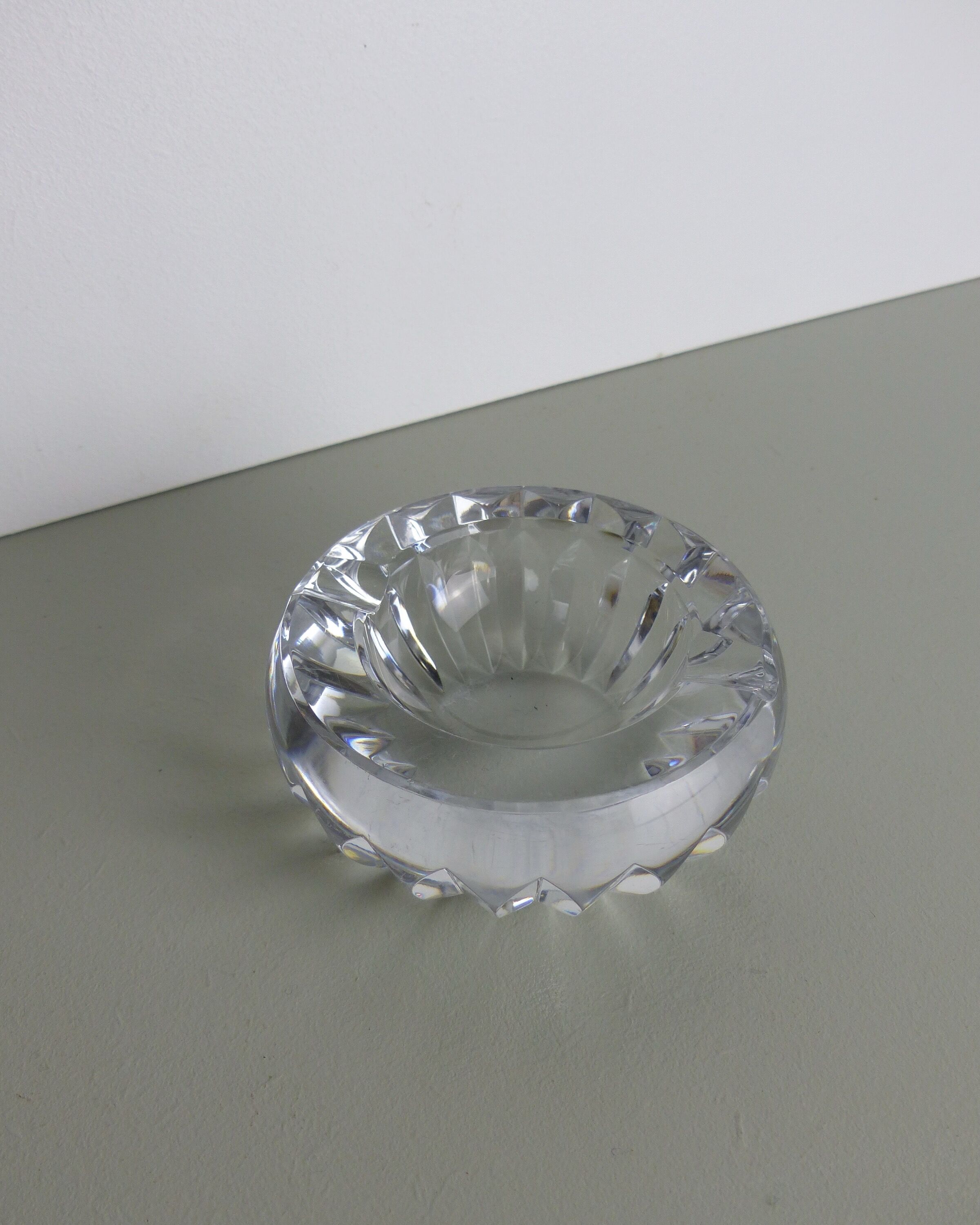 Baccarat crystal ashtray