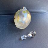 Non-selfish night service - art nouveau - hand-decorated satin blown crystal