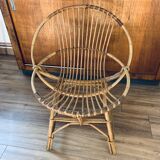 Rattan armchair