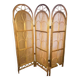 Vintage screen 1970 cane and bamboo