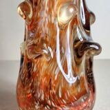 Murano glass vase with buttons pulled 50s