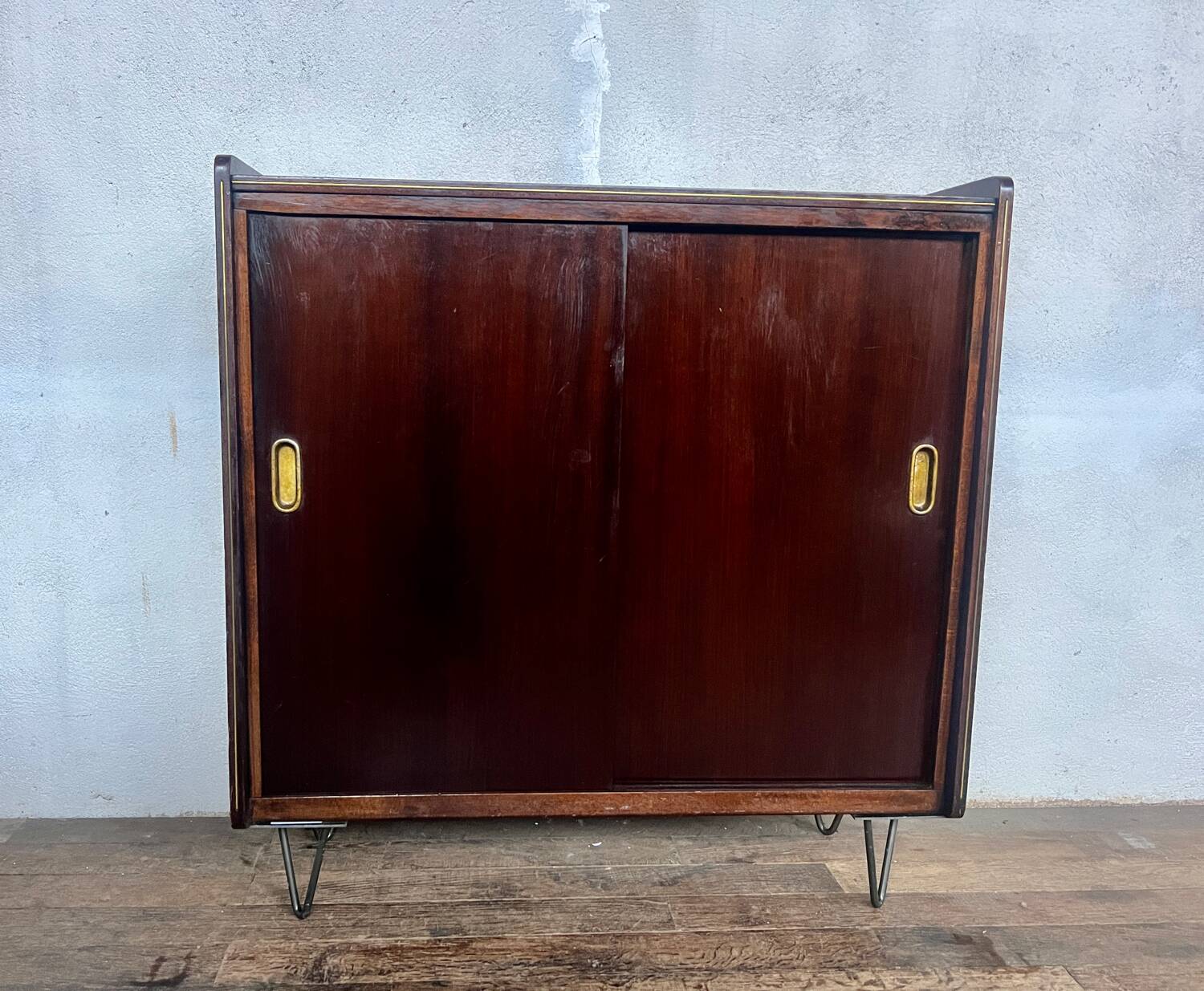 Vintage shoe cabinet
