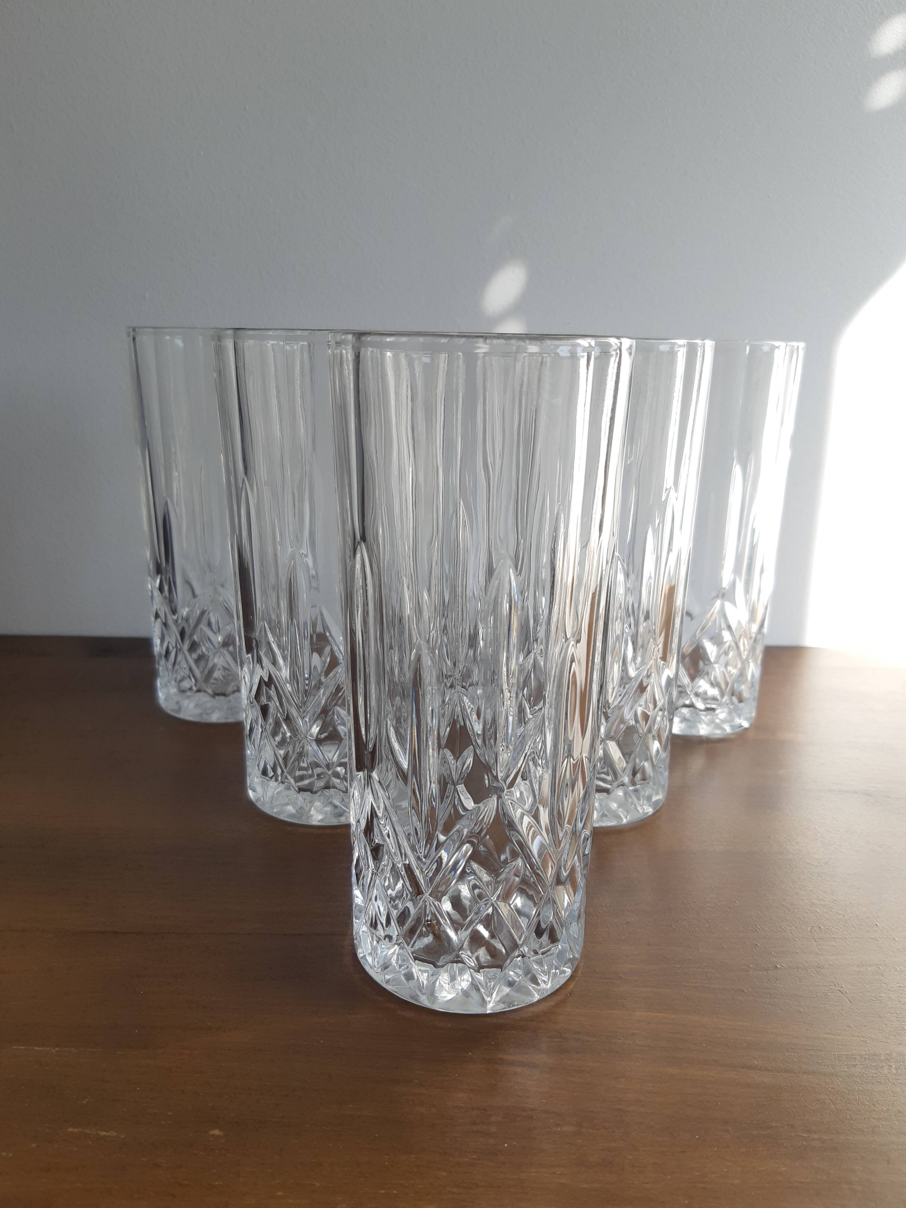 Set of 6 vintage water glasses
